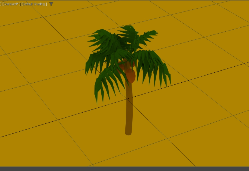 Coconut palm 3d