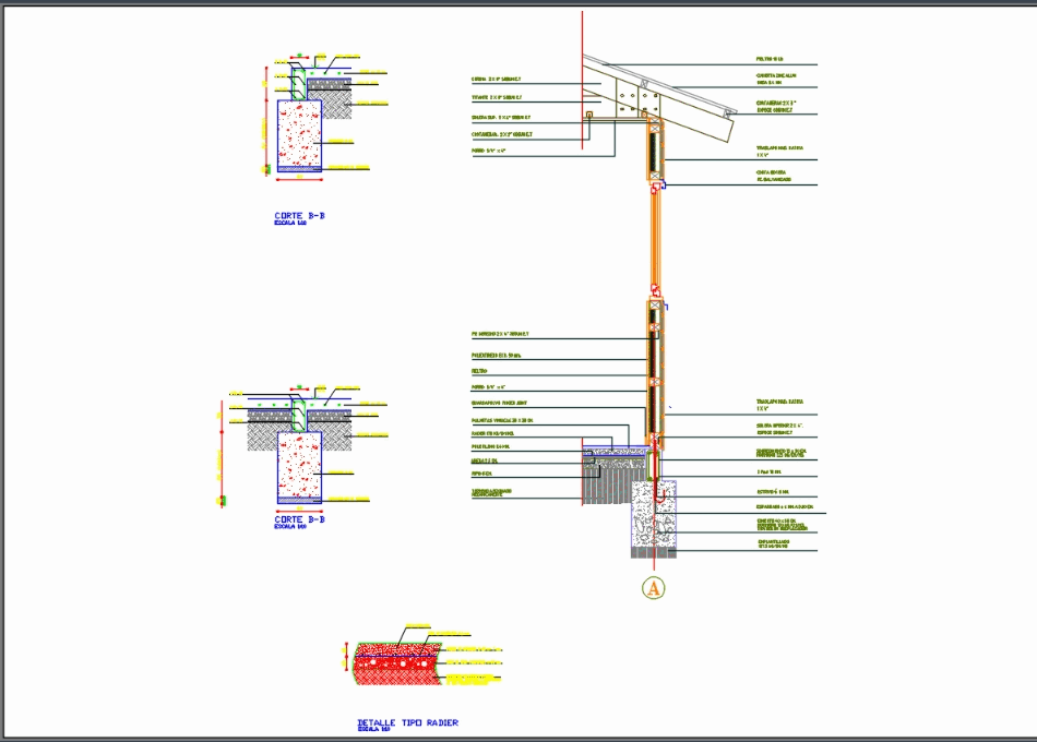 Planos De Escantillon En Dwg Autocad De Madera Detalles | Hot Sex Picture