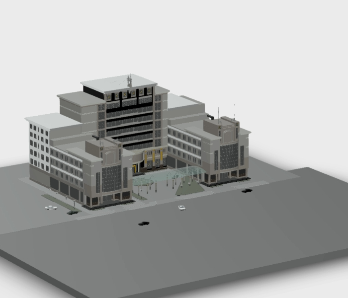 Immeuble de bureaux 3D