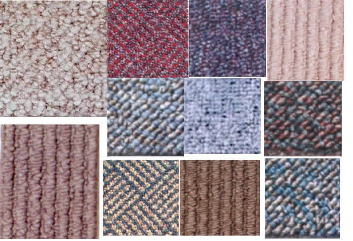 Teppiche - Bild von Teppichen in verschiedenen Farben