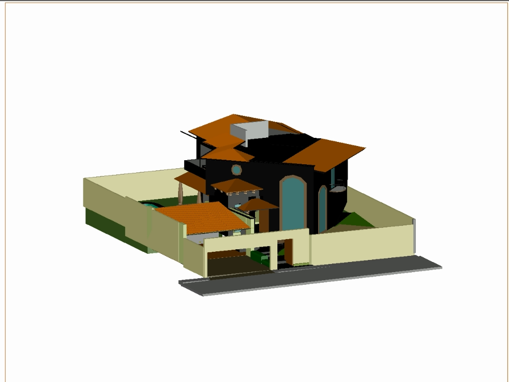 3D-Hauszimmer