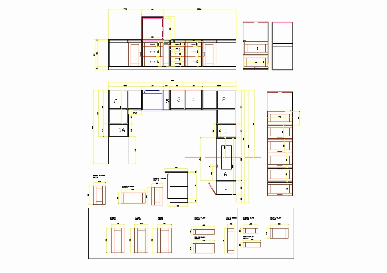 Meuble De Cuisine Dans Autocad Téléchargement Cad Gratuit 7889 Kb Bibliocad 1348