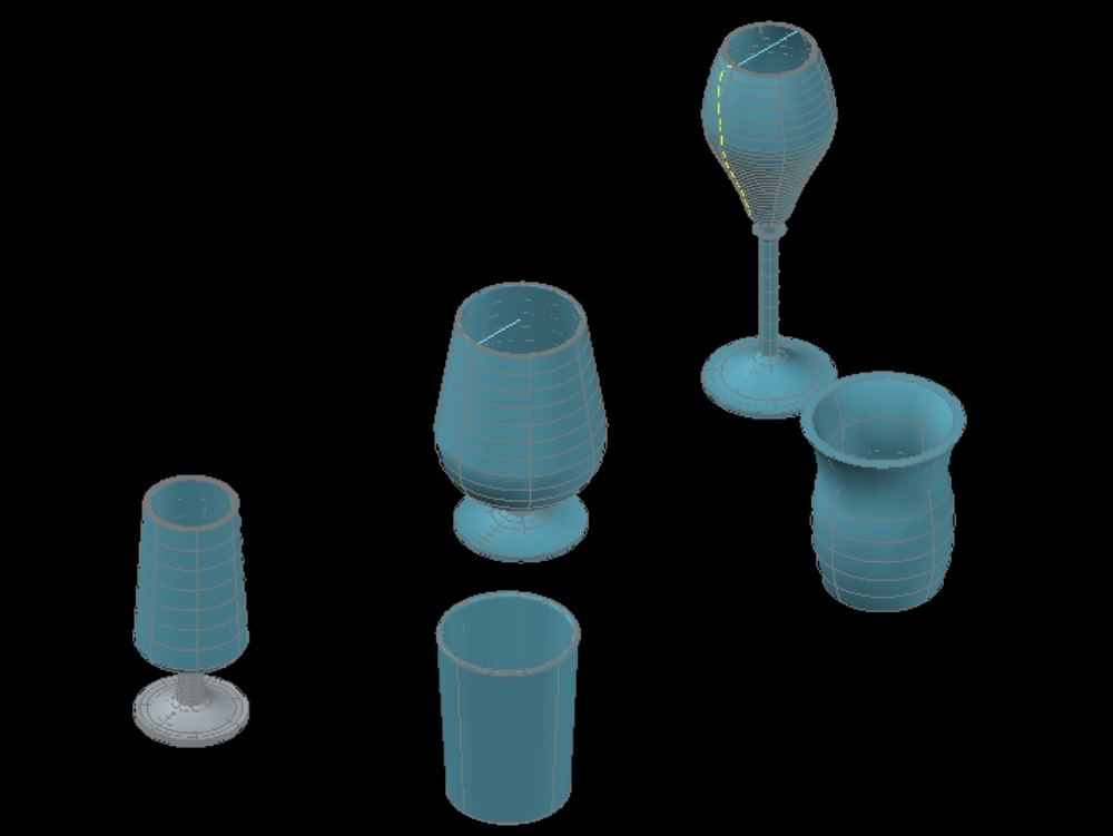 3d cups.