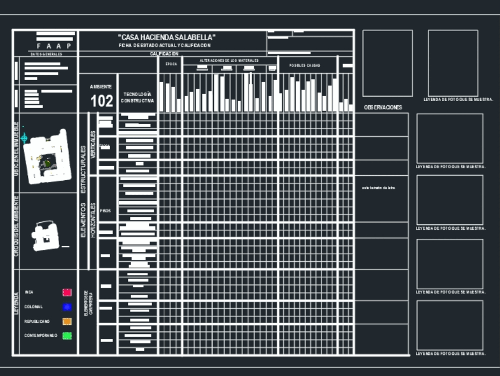 Qualification sheet in AutoCAD Download CAD free (1.59 MB) Bibliocad