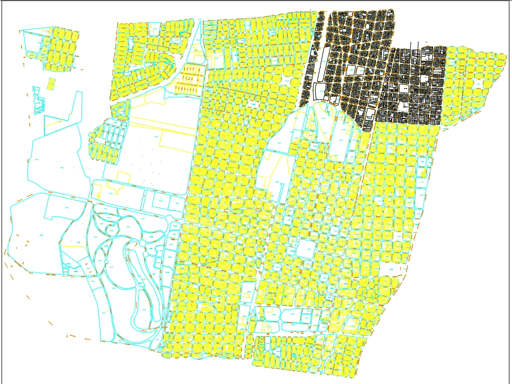 Mendoza City - Catastral map