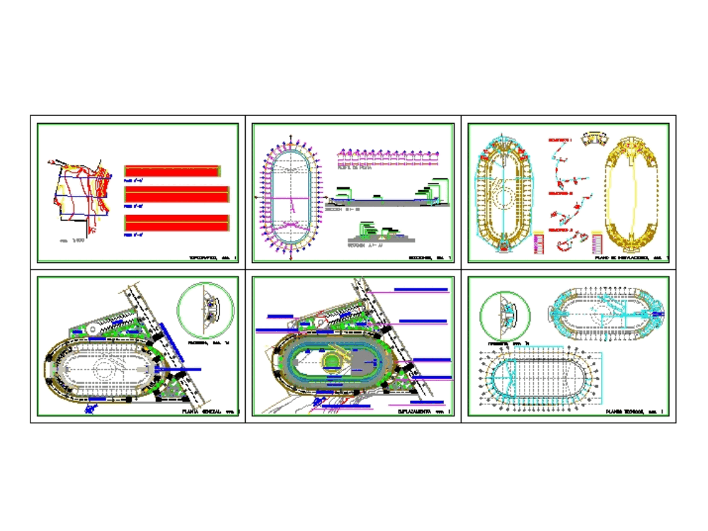 Velodrome in AutoCAD CAD download 2 55 MB Bibliocad