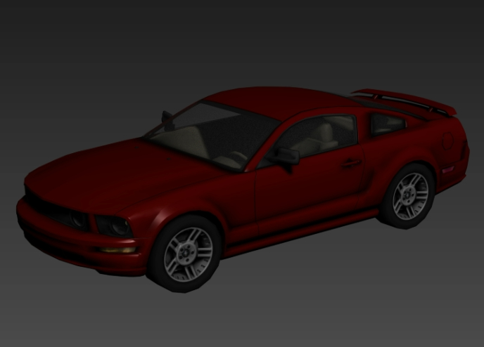 Ford mustang 3d
