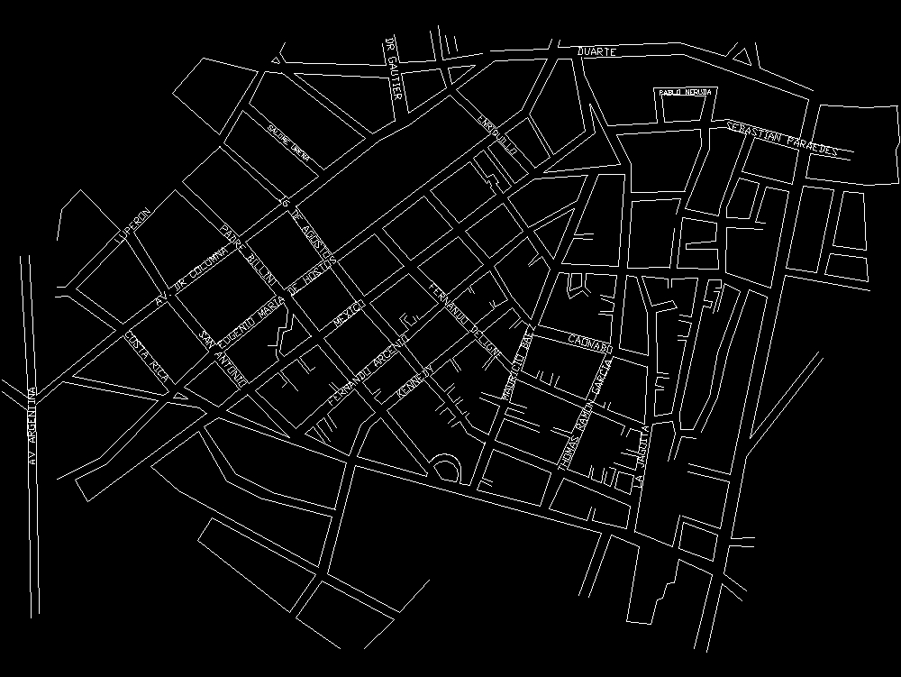 Plan de la ville de Bona ; République Dominicaine
