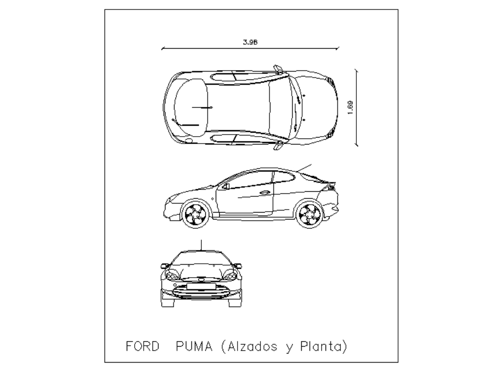 Automóvil Ford Puma.