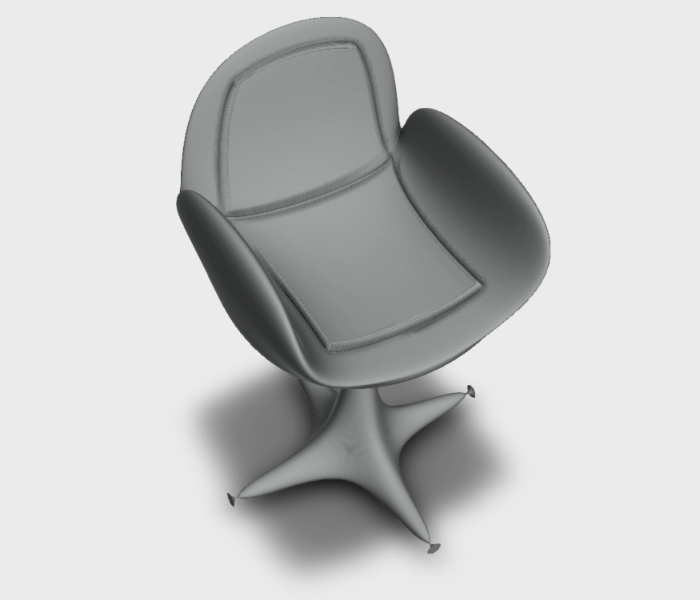 Chaise en 3D