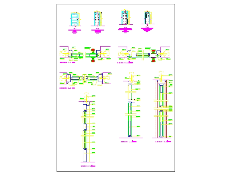 detalles constructivos de puertas y ventanas en autocad la