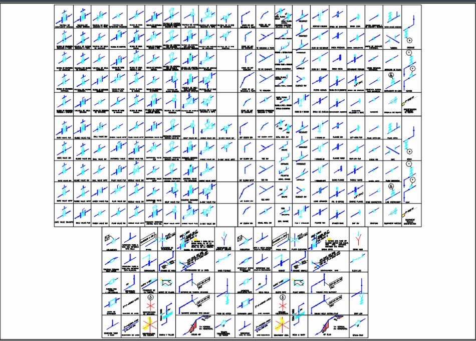 Instalaciones isometricos en AutoCAD | Descargar CAD (329 ... piping diagram symbols union 