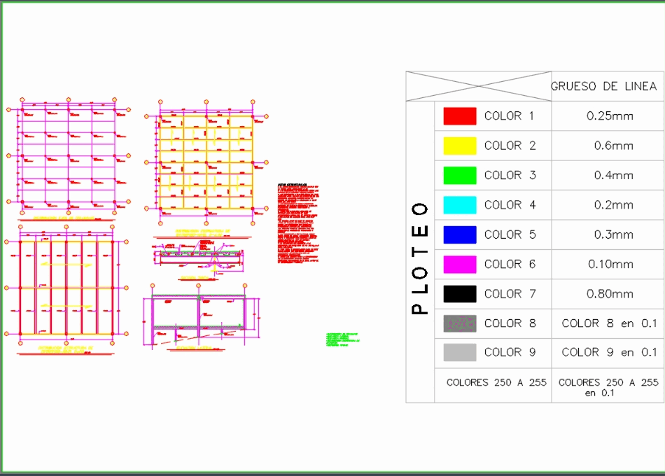 Mezanine de acero en AutoCAD | Descargar CAD gratis (138.6 KB) | Bibliocad