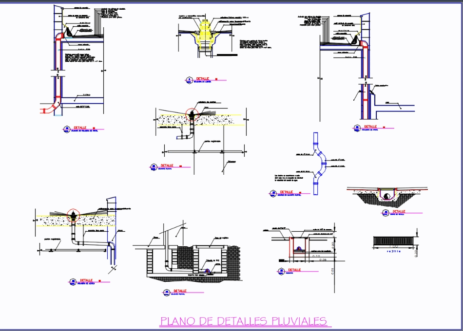 Detalle Desague Pluvial En Autocad Descargar Cad Kb My Xxx Hot Girl 1092