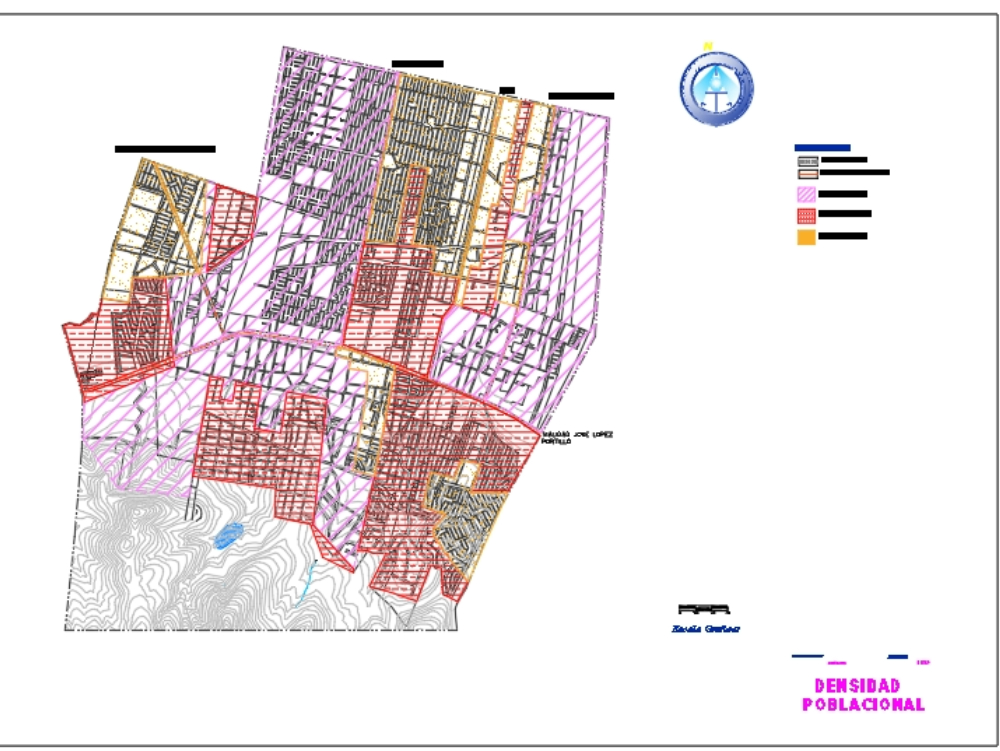 Coacalco edo density map. from mex.