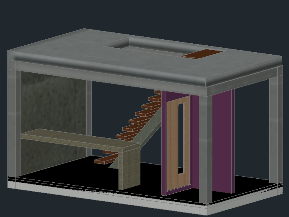 Module with 3D staircase