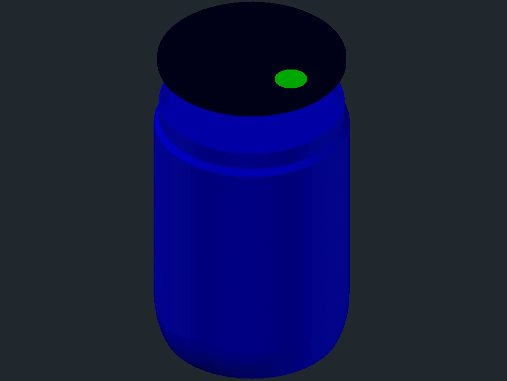 Recipient for juice 3d