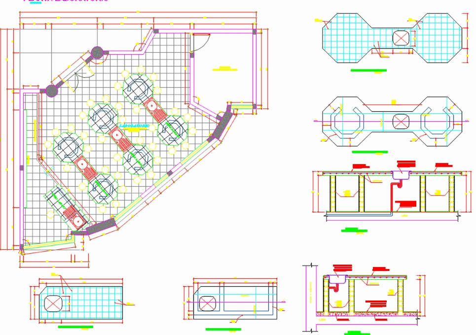 Laboratorio de física en AutoCAD Descargar CAD (1.59 MB) Bibliocad