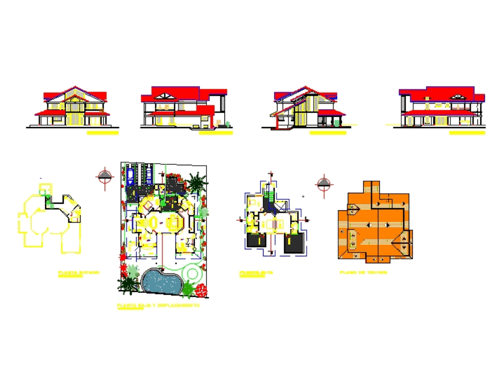 Planos De Residencia Unifamiliar Quininde En Dwg Autocad Vivienda My Hot Sex Picture