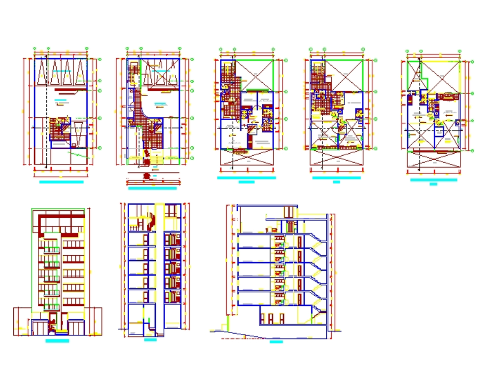 Vertical Multi Condomonio DWG Full Project for AutoCAD • Designs CAD