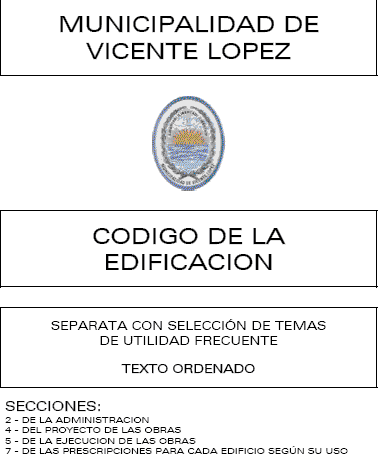 Code of Municipality Building of Vicente Lopez