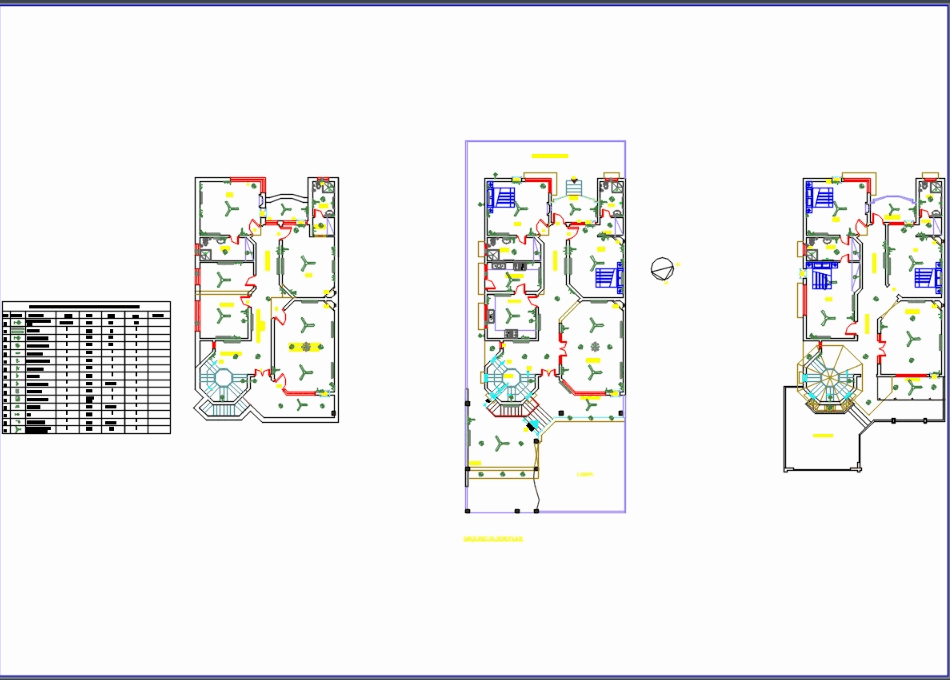 Housing - electric project in AutoCAD | CAD (107.26 KB ... sample of electrical plan 