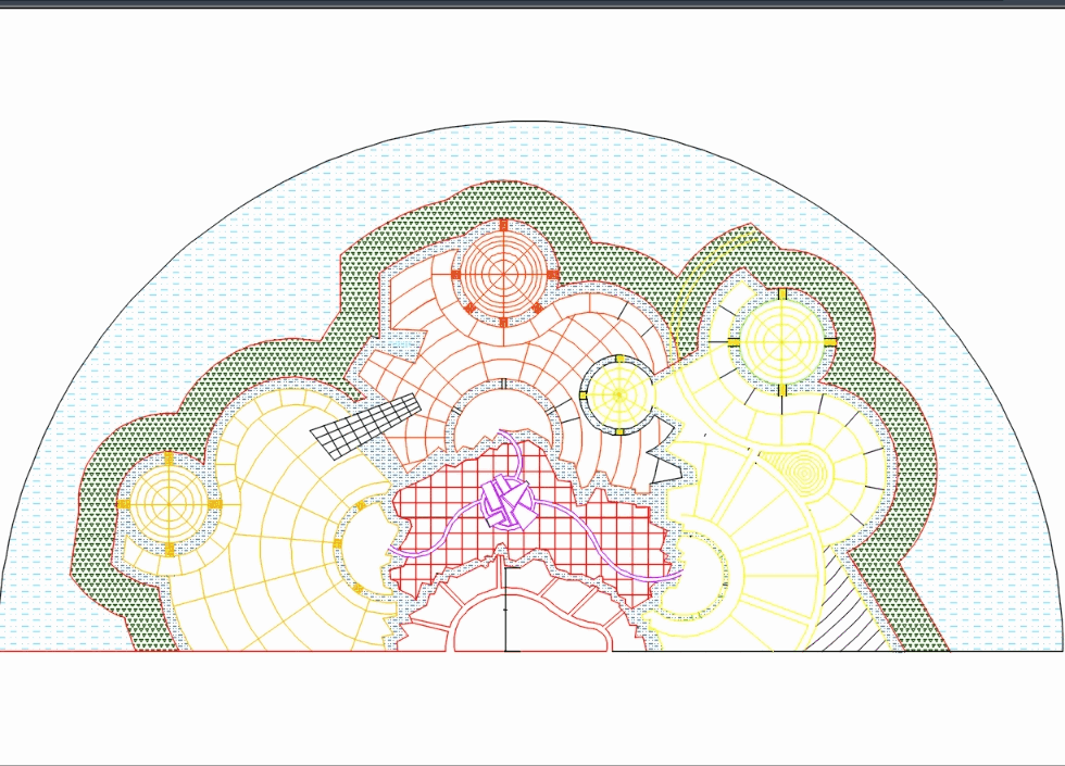 Site plan in AutoCAD | CAD download (325.79 KB) | Bibliocad