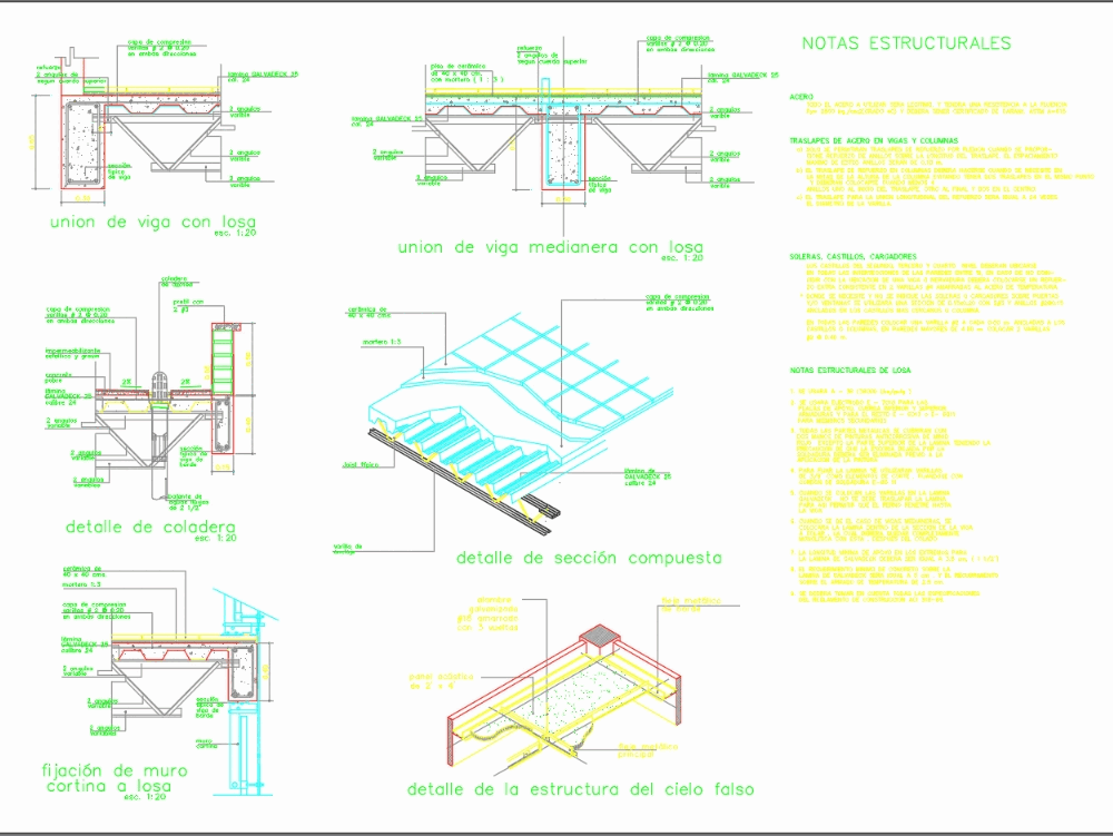 Detalles de techos en AutoCAD | Descargar CAD (109.42 KB) | Bibliocad