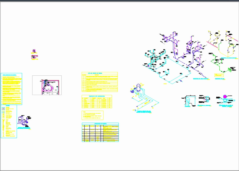 Instalacion de piscina - plomeria en AutoCAD | CAD ( KB) | Bibliocad