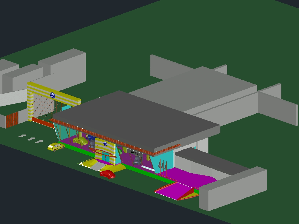 Car branch 3D - Consecionary