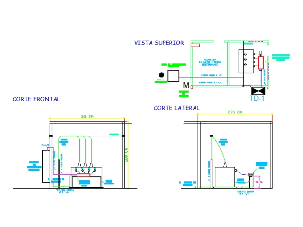 Instalacion electrica superficie