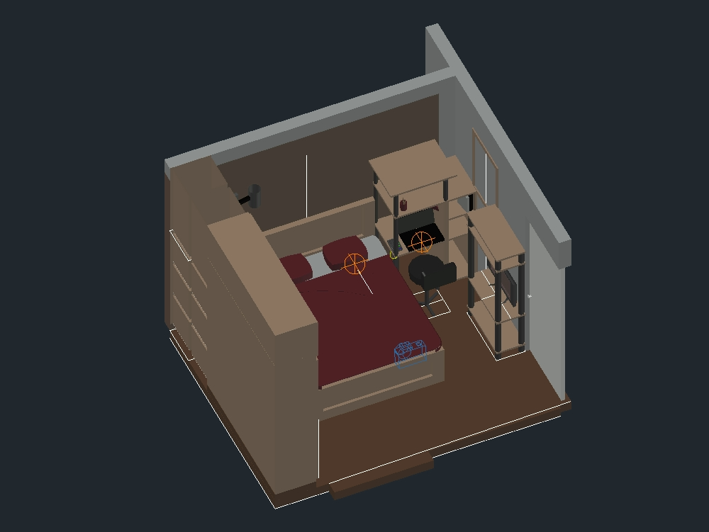 Dormitorio  en 3D