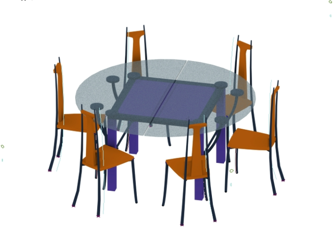 Table in 3d max
