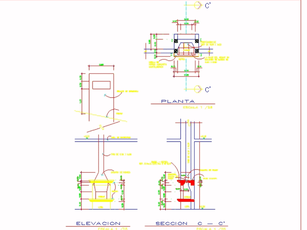 Chimney in AutoCAD | CAD download (42.28 KB) | Bibliocad