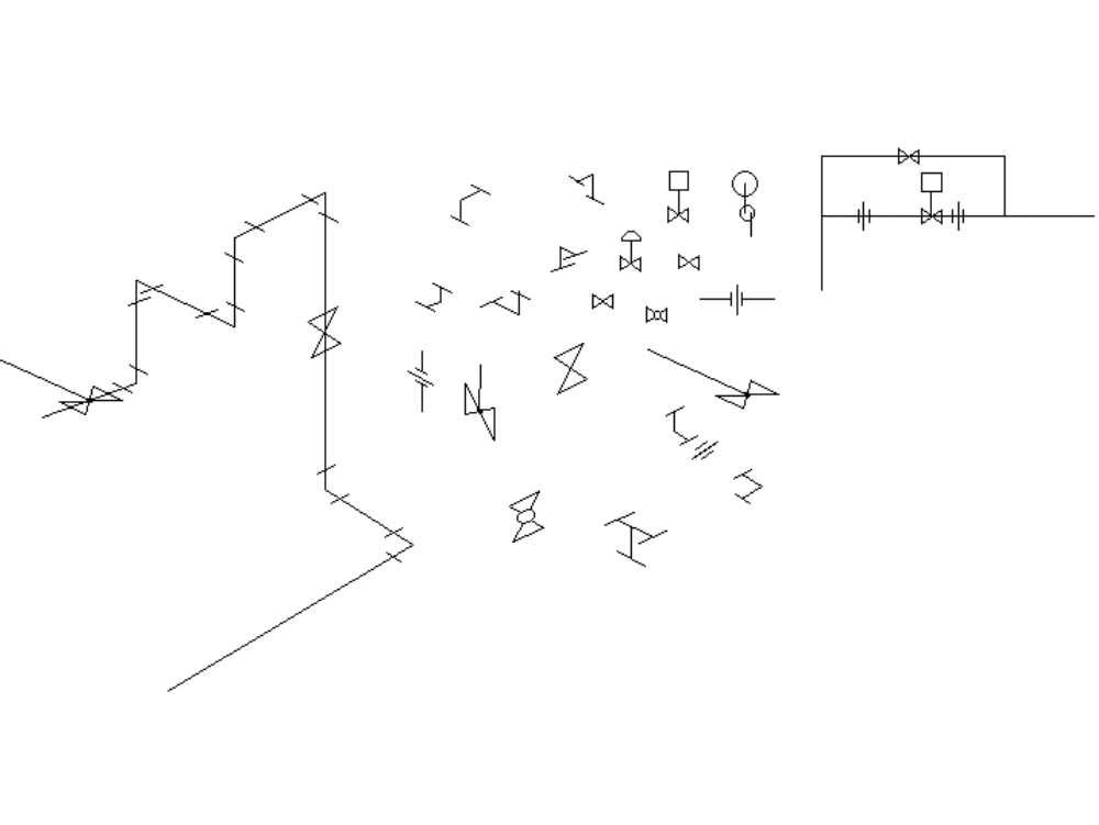 hydraulic valve symbols autocad