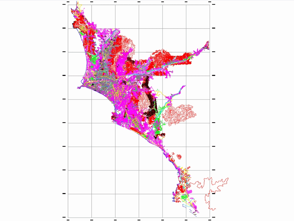 Complete plane of Lima - Peru