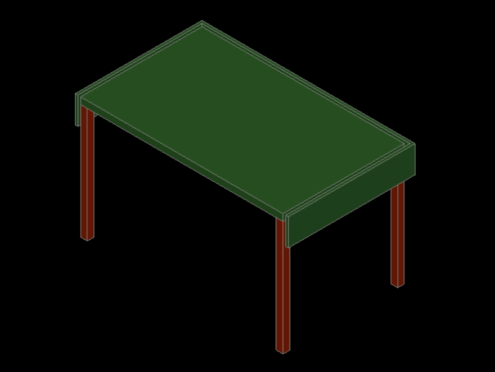 3d work table.