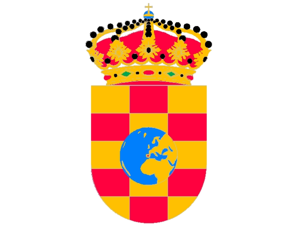 Wappen von Pinto, Madrid - Spanien.