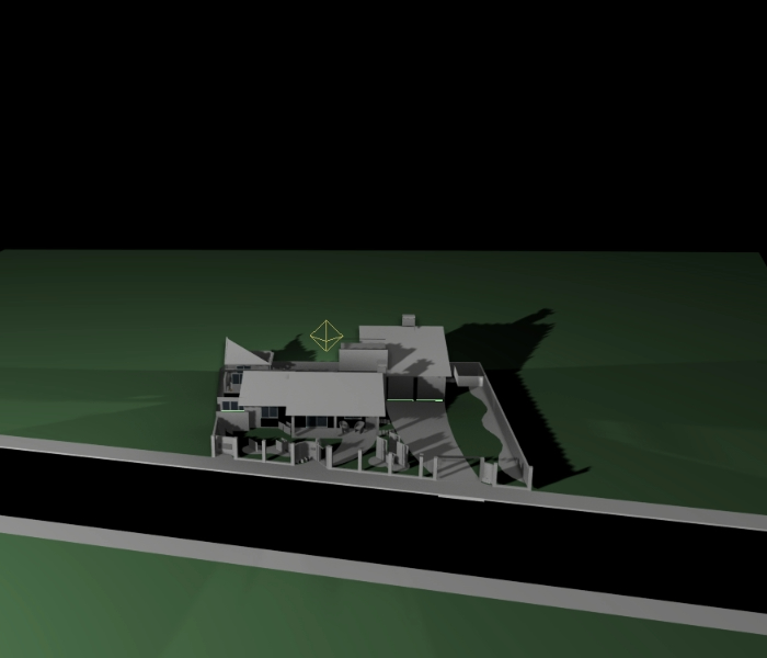 Wohnsitz im 3D-Studio max