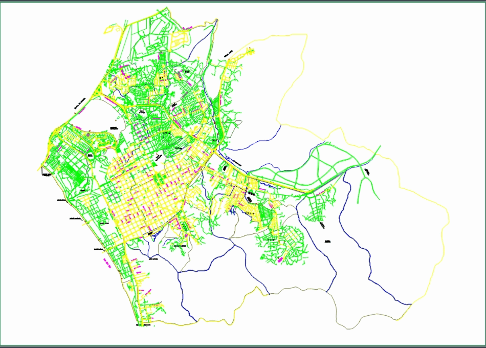 Plano concepcion-chile en AutoCAD | Descargar CAD gratis (4.64 MB