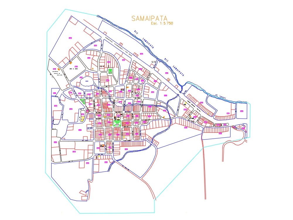 Map of Samaipata, Santa Cruz