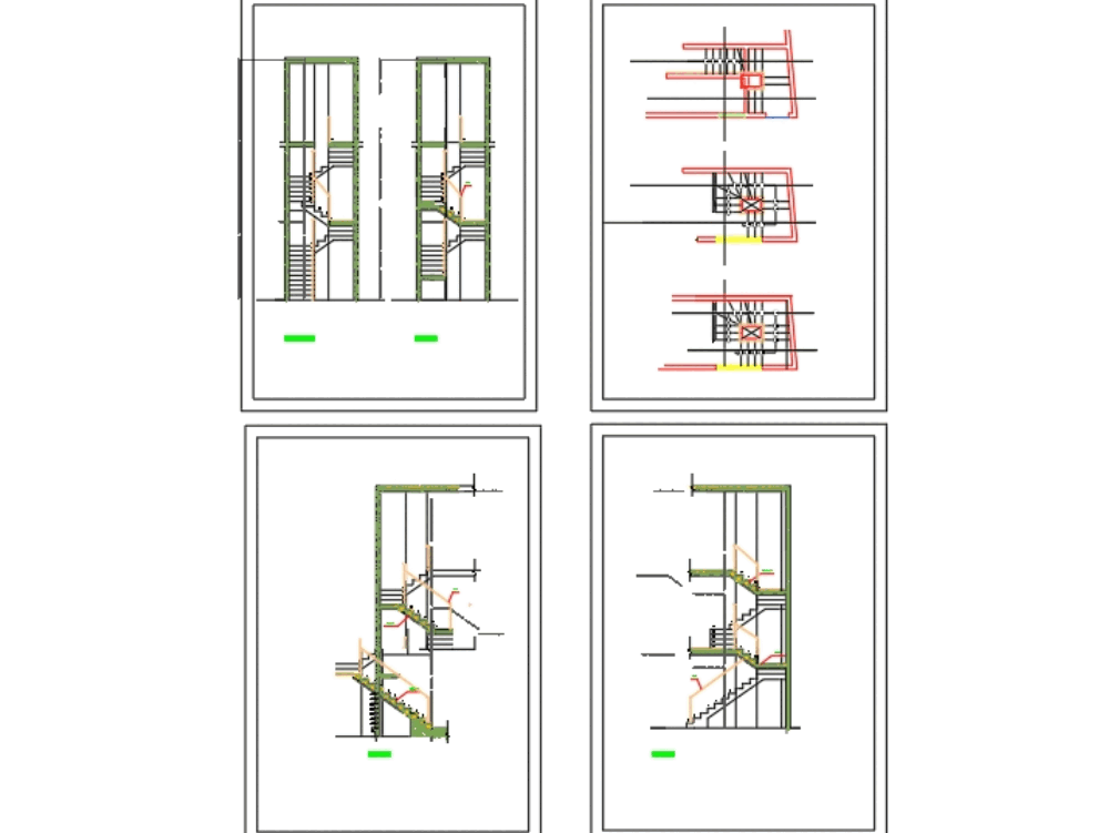 Treppendetails in AutoCAD | Kostenlos CAD herunterladen (630.48 KB