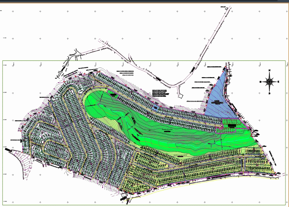 Projeto De Loteamento 4 Em Autocad Baixar Cad Grtis 1