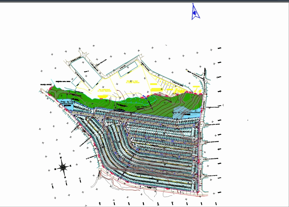 Subdivision project in AutoCAD | Download CAD free (673.24 KB) | Bibliocad