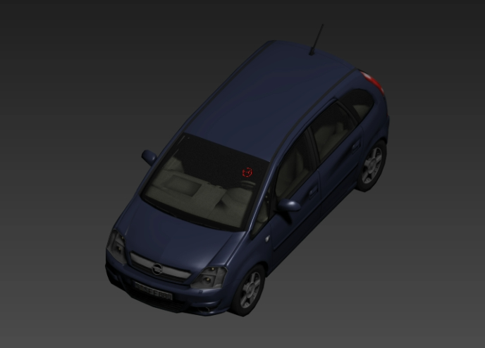 Opel meriva - Automóvel 3d