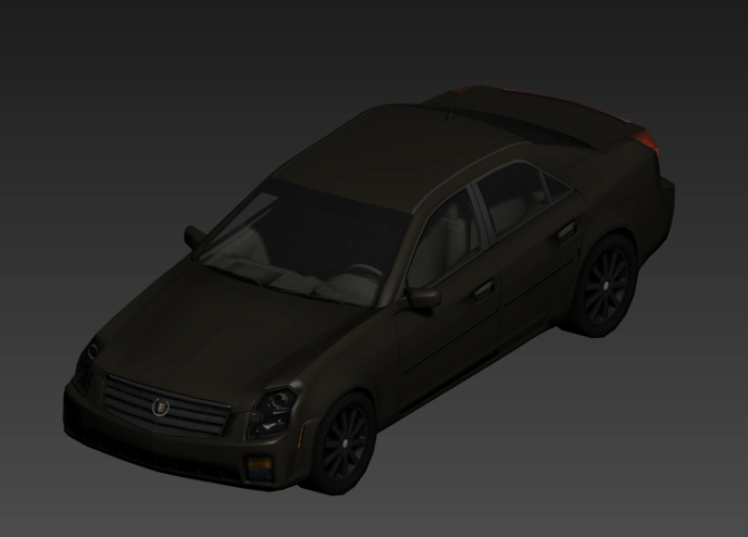 Cadillac 3d - automóvel 3d