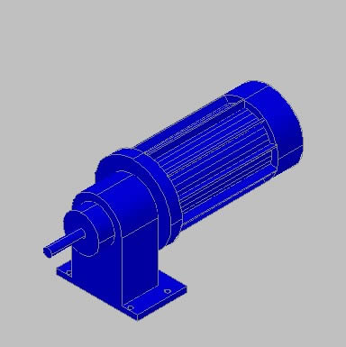 Motor reductor 3D