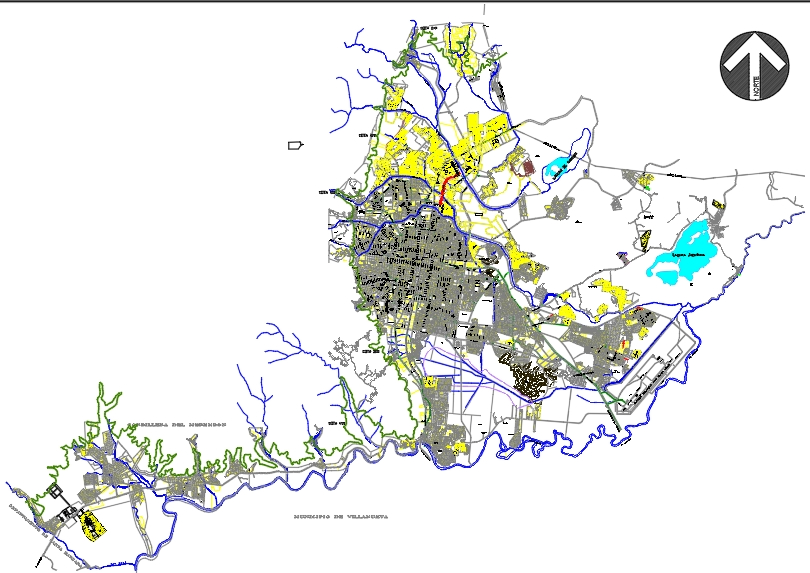 Mapa de San Pedro Sula