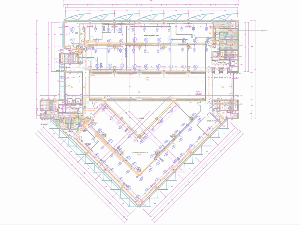 Des Bureaux Dans Autocad Téléchargement Cad Gratuit 6636 Kb Bibliocad 3696