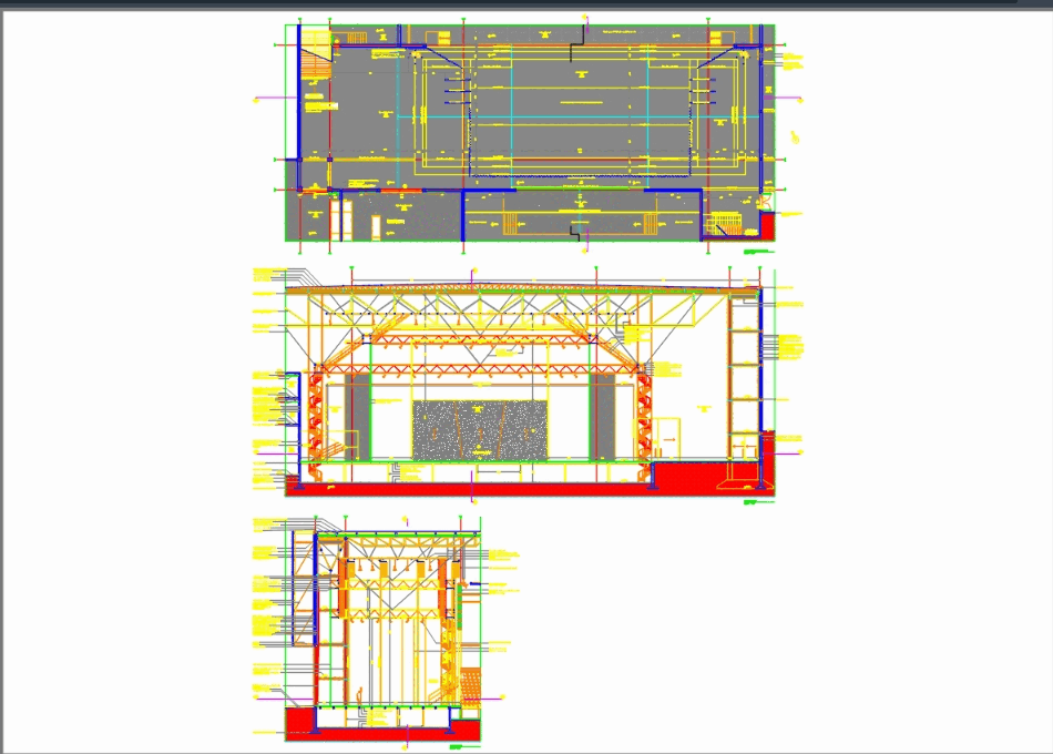 Escenario detallado en AutoCAD | Descargar CAD (567.21 KB) | Bibliocad